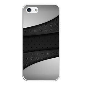 Чехол для iPhone 5/5S матовый с принтом 3D luxury style silver black , Силикон | Область печати: задняя сторона чехла, без боковых панелей | Тематика изображения на принте: luxury | versace | vip | абстракция | версаче | вип | паттерн | роскошь | текстуры