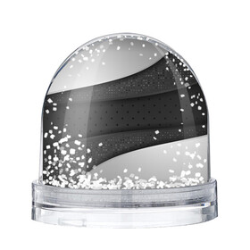 Снежный шар с принтом 3D luxury style silver black , Пластик | Изображение внутри шара печатается на глянцевой фотобумаге с двух сторон | Тематика изображения на принте: luxury | versace | vip | абстракция | версаче | вип | паттерн | роскошь | текстуры