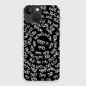 Чехол для iPhone 13 mini с принтом 1000 7 ,  |  | Тематика изображения на принте: anime | ken kaneki | manga | tokyo ghoul | аниме | арифметика | канеки | кен | манга | математика | минус | пример | семь | токийский гуль | тысяча