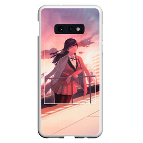 Чехол для Samsung S10E с принтом Kakegurui Yumeko Jabami art , Силикон | Область печати: задняя сторона чехла, без боковых панелей | anime | girl | jabami | kakegurui | manga | yumeko | аниме | арт | девушка | джабами | закат | какегуруи | манга | юмеко