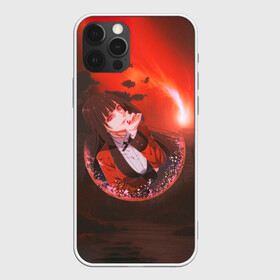 Чехол для iPhone 12 Pro с принтом Kakegurui Yumeko Jabami art , силикон | область печати: задняя сторона чехла, без боковых панелей | anime | girl | jabami | kakegurui | manga | yumeko | аниме | арт | девушка | джабами | закат | какегуруи | манга | юмеко