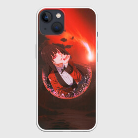 Чехол для iPhone 13 с принтом Kakegurui Yumeko Jabami art ,  |  | anime | girl | jabami | kakegurui | manga | yumeko | аниме | арт | девушка | джабами | закат | какегуруи | манга | юмеко