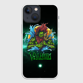 Чехол для iPhone 13 mini с принтом Valheim повелитель морей ,  |  | fantasy | mmo | valheim | valve | валхейм | вальхейм | викинги | выживалка | игра | королевская битва | ммо | ролевая игра | фэнтази