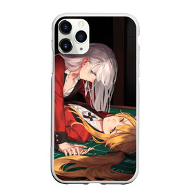 Чехол для iPhone 11 Pro матовый с принтом Yumeko Jabami Sumera Itsuki , Силикон |  | anime | art | girl | itsuki | jabami | kakegurui | manga | sumeragi | yumeko | аниме | арт | девушка | джабами | какегуруи | манга | юмеко