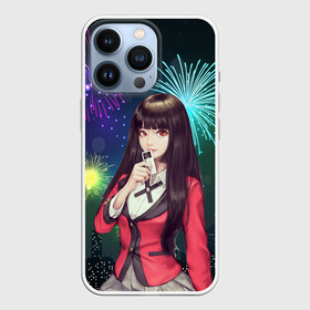 Чехол для iPhone 13 Pro с принтом Anime Girl ,  |  | Тематика изображения на принте: kakegurui | аниме | арт | безумный азарт | графика