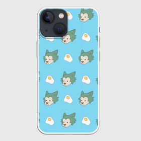 Чехол для iPhone 13 mini с принтом Legosi pattern ,  |  | anime | beastars | аниме | анимэ | биастарс | бистар | большой серый волк | легоси | хару