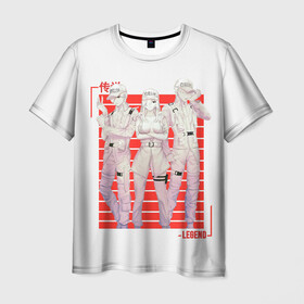 Мужская футболка 3D с принтом Команда клеток , 100% полиэфир | прямой крой, круглый вырез горловины, длина до линии бедер | ae3803 | anime | cells at work | u 1156 | аниме | анимэ | клетки за работой | цэлс эт ворк