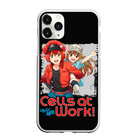 Чехол для iPhone 11 Pro матовый с принтом Эритроцит и тромбоцит , Силикон |  | ae3803 | anime | cells at work | аниме | анимэ | клетки за работой | цэлс эт ворк