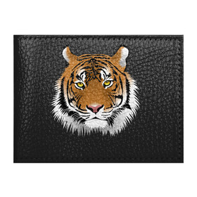 Обложка для студенческого билета с принтом Тигр , натуральная кожа | Размер: 11*8 см; Печать на всей внешней стороне | animal | cheetah | forest animal | hunter | tiger | wild animal | гепард | дикое животное | животное | лесное животное | охотник | тигр