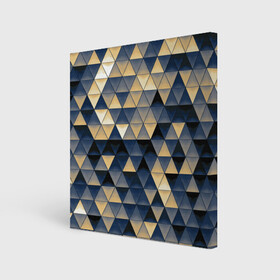 Холст квадратный с принтом MOZZY , 100% ПВХ |  | abstract | абстракция | геометрия | мозаика | треугольники