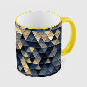 Кружка с принтом MOZZY , керамика | ёмкость 330 мл | abstract | абстракция | геометрия | мозаика | треугольники
