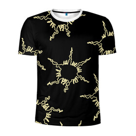 Мужская футболка 3D спортивная с принтом чёрное солнце , 100% полиэстер с улучшенными характеристиками | приталенный силуэт, круглая горловина, широкие плечи, сужается к линии бедра | затмение | паттерн | солнце | узор | чёрное солнце