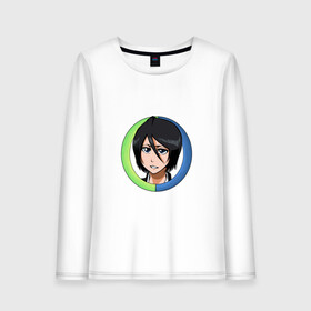 Женский лонгслив хлопок с принтом Rukia Kuchiki Bleach , 100% хлопок |  | anime | bleach | hero | ichigo kurosaki | manga | rukia kuchiki | блич | герой | ичиго куросаки | рукия