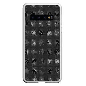 Чехол для Samsung Galaxy S10 с принтом КАМУФЛЯЖ В ЧЕРНУЮ ТОЧКУ , Силикон | Область печати: задняя сторона чехла, без боковых панелей | 9 мая | военный камуфляж | день победы | камуфляж | камуфляж в точку | камуфляж в черную точку | камуфляж россия черный | камуфляж точки | камуфляж черно белый | камуфляж черный россия | победа