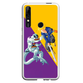 Чехол для Honor P Smart Z с принтом Yellow vs purple , Силикон | Область печати: задняя сторона чехла, без боковых панелей | Тематика изображения на принте: anime | dragon ball | аниме | анимэ | драгон бал | дрэгон бол | жемчуг дракона