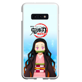 Чехол для Samsung S10E с принтом Незуко Камадо Kimetsu no Yaiba , Силикон | Область печати: задняя сторона чехла, без боковых панелей | demon slayer | kamado | kimetsu no yaiba | nezuko | tanjiro | аниме | гию томиока | зеницу агацума | иноске хашибира | камадо | клинок | корзинная девочка | манга | музан кибуцуджи | незуко | рассекающий демонов | танджиро