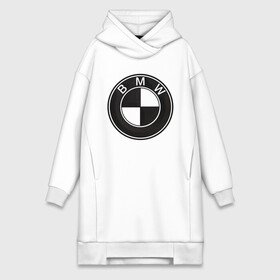 Платье-худи хлопок с принтом BMW LOGO CARBON ,  |  | bmw | абстракция | авто | автомобиль | бмв | карбон | лого | логотип | машина | скорость