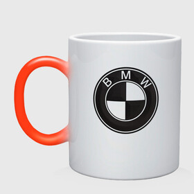 Кружка хамелеон с принтом BMW LOGO CARBON , керамика | меняет цвет при нагревании, емкость 330 мл | bmw | абстракция | авто | автомобиль | бмв | карбон | лого | логотип | машина | скорость