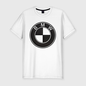 Мужская футболка хлопок Slim с принтом BMW LOGO CARBON , 92% хлопок, 8% лайкра | приталенный силуэт, круглый вырез ворота, длина до линии бедра, короткий рукав | bmw | абстракция | авто | автомобиль | бмв | карбон | лого | логотип | машина | скорость