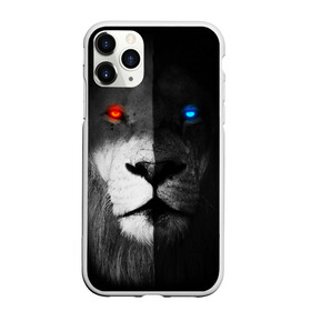 Чехол для iPhone 11 Pro матовый с принтом ЛЕВ - НЕОНОВЫЕ ГЛАЗА , Силикон |  | Тематика изображения на принте: lion | neon | глаза | голова | дикая кошка | животные | кот | кошка | лев | неон | светящиеся глаза | тигр | хищник