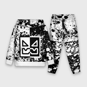 Детский костюм 3D (с толстовкой) с принтом GEOMETRY DASH   ГЕОМЕТРИ ДАШ ,  |  | 2d игра | geometry dash | mobile game | robtop | smile | андроид игра | арт. | геометри даш | добро и зло | инь янь | кубики | кубы | лица | мобильная игра | неон | смайлы