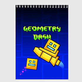 Скетчбук с принтом GEOMETRY DASH / ГЕОМЕТРИ ДАШ , 100% бумага
 | 48 листов, плотность листов — 100 г/м2, плотность картонной обложки — 250 г/м2. Листы скреплены сверху удобной пружинной спиралью | 2d игра | geometry dash | mobile game | robtop | smile | андроид игра | арт | геометри даш | геометрия. | добро и зло | инь янь | кубики | кубы | лица | мобильная игра | неон | смайлы