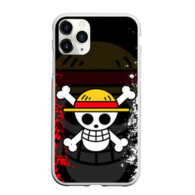 Чехол для iPhone 11 Pro матовый с принтом ONE PIECE / ВАН ПИС / ЧЕРЕП , Силикон |  | anime | one piece | skull | аниме | ван пис | китайские иероглифы. | манга | мультфильм | скелет | череп | японская анимация