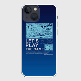 Чехол для iPhone 13 mini с принтом LETS PLAY THE GAME ГЕЙМЕР ,  |  | Тематика изображения на принте: game | gamer | играть | игрок | игроку | игрушка | игры | консоль | приставка