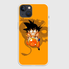 Чехол для iPhone 13 с принтом Kid Goku ,  |  | anime | dragon ball | аниме | анимэ | драгон бал | дрэгон бол | жемчуг дракона