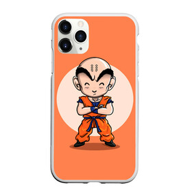 Чехол для iPhone 11 Pro матовый с принтом Куририн , Силикон |  | anime | dragon ball | аниме | анимэ | драгон бал | дрэгон бол | жемчуг дракона