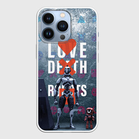 Чехол для iPhone 13 Pro с принтом Любовь смерть и роботы ,  |  | love | lovedeathandrobots | loverobot | robot