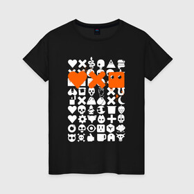 Женская футболка хлопок с принтом Love Death and Robots , 100% хлопок | прямой крой, круглый вырез горловины, длина до линии бедер, слегка спущенное плечо | death | logo | love | netflix | robots | анимация | кино | лого | любовь | нетфликс | роботы | сериал