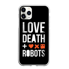Чехол для iPhone 11 Pro матовый с принтом Love Death + Robots , Силикон |  | Тематика изображения на принте: death | ldr | logo | love | netflix | robots | smile | анимация | кино | лого | лср | любовь | нетфликс | роботы | сериал | смайл | смайлик