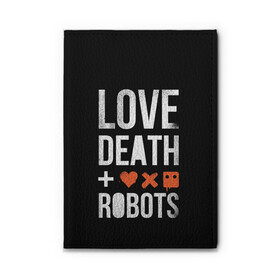 Обложка для автодокументов с принтом Love Death + Robots , натуральная кожа |  размер 19,9*13 см; внутри 4 больших “конверта” для документов и один маленький отдел — туда идеально встанут права | death | ldr | logo | love | netflix | robots | smile | анимация | кино | лого | лср | любовь | нетфликс | роботы | сериал | смайл | смайлик