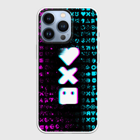 Чехол для iPhone 13 Pro с принтом ЛЮБОВЬ СМЕРТЬ И РОБОТЫ ,  |  | death | hear | ldr | logo | love | netflix | robots | smile | анимация | кино | лого | лср | любовь | нетфликс | роботы | сердце | сериал | смайл | смайлик