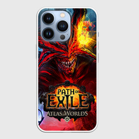 Чехол для iPhone 13 Pro с принтом Path of Exile ,  |  | computer | game | path of exile | игра | компьютерная | путь изгнания