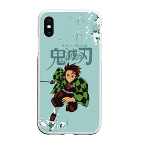 Чехол для iPhone XS Max матовый с принтом Танджиро Камадо Kimetsu no Yaiba , Силикон | Область печати: задняя сторона чехла, без боковых панелей | demon slayer | kamado | kimetsu no yaiba | nezuko | tanjiro | аниме | гию томиока | зеницу агацума | иноске хашибира | камадо | клинок | корзинная девочка | манга | музан кибуцуджи | незуко | рассекающий демонов | танджиро