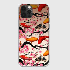 Чехол для iPhone 12 Pro с принтом Рыбы , силикон | область печати: задняя сторона чехла, без боковых панелей | Тематика изображения на принте: волны | искусство | мальчик | рыба | рыбы | цветок | цветы
