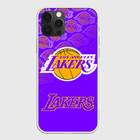 Чехол для iPhone 12 Pro Max с принтом LOS ANGELES LAKERS / ЛЕЙКЕРС , Силикон |  | 24 lakers | kobe bryant | lakers | los angeles lakers | баскетбол. | коби брайант | лос анджелес лейкерс | лосанджелес лейкерс