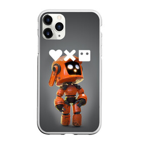 Чехол для iPhone 11 Pro Max матовый с принтом Love, Death and Robots | K-VRC (Z) , Силикон |  | Тематика изображения на принте: death | k vrc | love | love death robots | netflix | robots | vedeathrobots | xbot 4000 | врц | любовь | нетфликс | роботы | сериал | сериалы