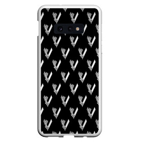 Чехол для Samsung S10E с принтом Викинги Лого Паттерн | Vikings Pattern (Z) , Силикон | Область печати: задняя сторона чехла, без боковых панелей | bjorn | floki | lodbrok | normann | ragnar | ragnarr | viking | vikingar | vikingene | vikinger | vikings | бьёрн | вальгала | вальгалла | вальхала | вальхалла | варяги | викинг | викинги | конанг | конунг | лагерта | лодброк | норман | рагнар