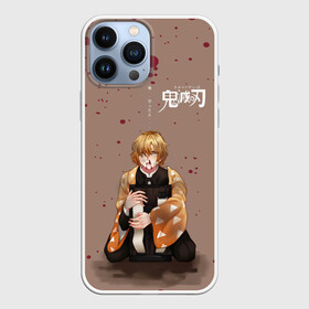 Чехол для iPhone 13 Pro Max с принтом Избитый Зеницу Агацума ,  |  | demon slayer | kamado | kimetsu no yaiba | nezuko | tanjiro | аниме | гию томиока | зеницу агацума | иноске хашибира | камадо | клинок | корзинная девочка | манга | музан кибуцуджи | незуко | рассекающий демонов | танджиро