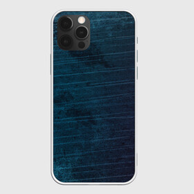 Чехол для iPhone 12 Pro с принтом Texture Blue Ripples , силикон | область печати: задняя сторона чехла, без боковых панелей | background | blue | dark | gradient | lines | paints | purple | red | ripples | spot | spots | stripes | texture | waves | волны | голубая | градиент | краски | красный | линии | полосы | пятна | пятно | рябь | текстура | темная | тьма | фиолето