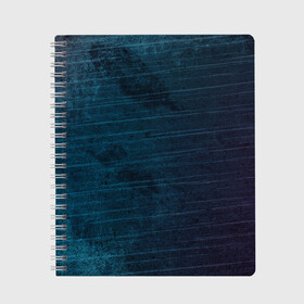 Тетрадь с принтом Texture Blue Ripples , 100% бумага | 48 листов, плотность листов — 60 г/м2, плотность картонной обложки — 250 г/м2. Листы скреплены сбоку удобной пружинной спиралью. Уголки страниц и обложки скругленные. Цвет линий — светло-серый
 | background | blue | dark | gradient | lines | paints | purple | red | ripples | spot | spots | stripes | texture | waves | волны | голубая | градиент | краски | красный | линии | полосы | пятна | пятно | рябь | текстура | темная | тьма | фиолето