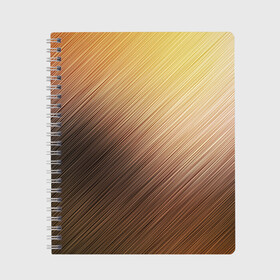 Тетрадь с принтом Texture Sun Glare , 100% бумага | 48 листов, плотность листов — 60 г/м2, плотность картонной обложки — 250 г/м2. Листы скреплены сбоку удобной пружинной спиралью. Уголки страниц и обложки скругленные. Цвет линий — светло-серый
 | background | dark | gold | gradient | light | lines | paints | ripples | sun | sunny | texture | waves | white | белый | волны | градиент | золото | линии | полосы | пятна | пятно | рябь | светлый | солнечные | солнечный | солнце | текстура | темная