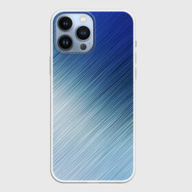 Чехол для iPhone 13 Pro Max с принтом Текстура. Оттенки льда ,  |  | background | blue | dark | gradient | ice | lines | paints | ripples | spot | spots | stripes | texture | waves | white | белый | волны | градиент | лед | линии | полосы | пятна | пятно | рябь | светлый | синий | текстура | темная | тьма | фон