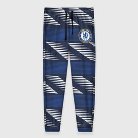 Женские брюки 3D с принтом FC Chelsea Breathe Training Top (2021 22) , полиэстер 100% | прямой крой, два кармана без застежек по бокам, с мягкой трикотажной резинкой на поясе и по низу штанин. В поясе для дополнительного комфорта — широкие завязки | Тематика изображения на принте: 0x000000123 | chelsea | stamford bridge | вернер | канте | стамфорд бридж | челси