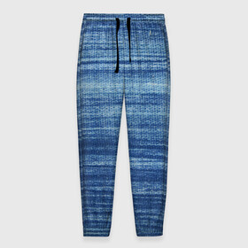 Мужские брюки 3D с принтом Texture. Denim , 100% полиэстер | манжеты по низу, эластичный пояс регулируется шнурком, по бокам два кармана без застежек, внутренняя часть кармана из мелкой сетки | background | blue | dark | denim | gradient | ice | jeans | paints | ripples | spot | spots | stripes | texture | white | белый | градиент | джинсы | лед | линии | полосы | пятна | пятно | светлый | синий | текстура | темная | ткань | тьма | фон