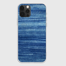 Чехол для iPhone 12 Pro с принтом Texture Denim , силикон | область печати: задняя сторона чехла, без боковых панелей | background | blue | dark | denim | gradient | ice | jeans | paints | ripples | spot | spots | stripes | texture | white | белый | градиент | джинсы | лед | линии | полосы | пятна | пятно | светлый | синий | текстура | темная | ткань | тьма | фон