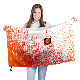 Флаг 3D с принтом Сборная Испании , 100% полиэстер | плотность ткани — 95 г/м2, размер — 67 х 109 см. Принт наносится с одной стороны | spain | барселона | иньеста | испания | новости | пике | последние новости | реал мадрид | россия | сборная испании | спорт | футбол | чемпионат мира | чм